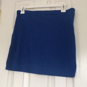 Blue bodycon skirt!